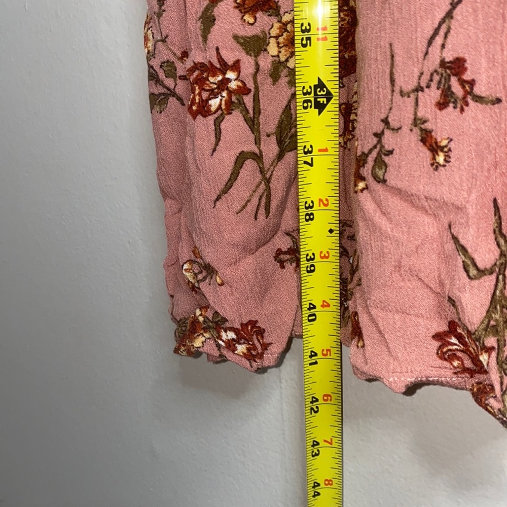 🪼Blush Pink Floral tie dress! - Picture 6 of 9